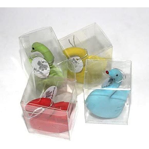 Swan Eraser & Pencil Sharpener Combo Multicolor Box of 24 GREAT FOR TEACHERS - Picture 8 of 10